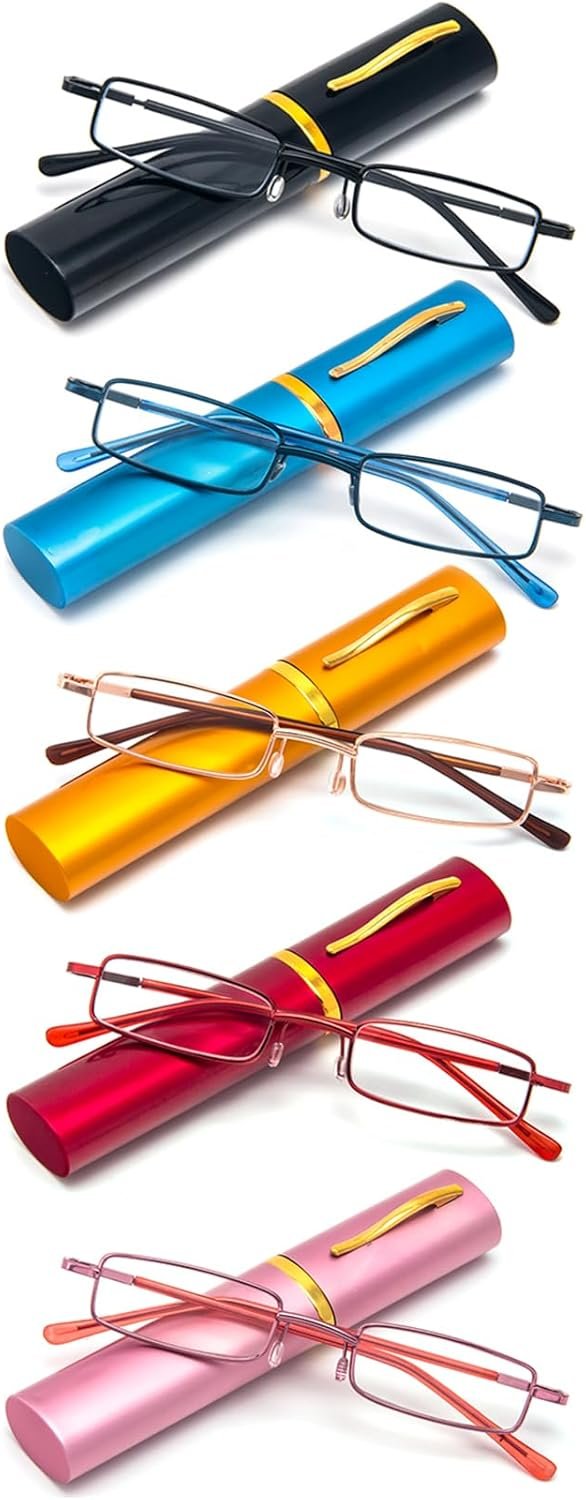 reading glasses with case
