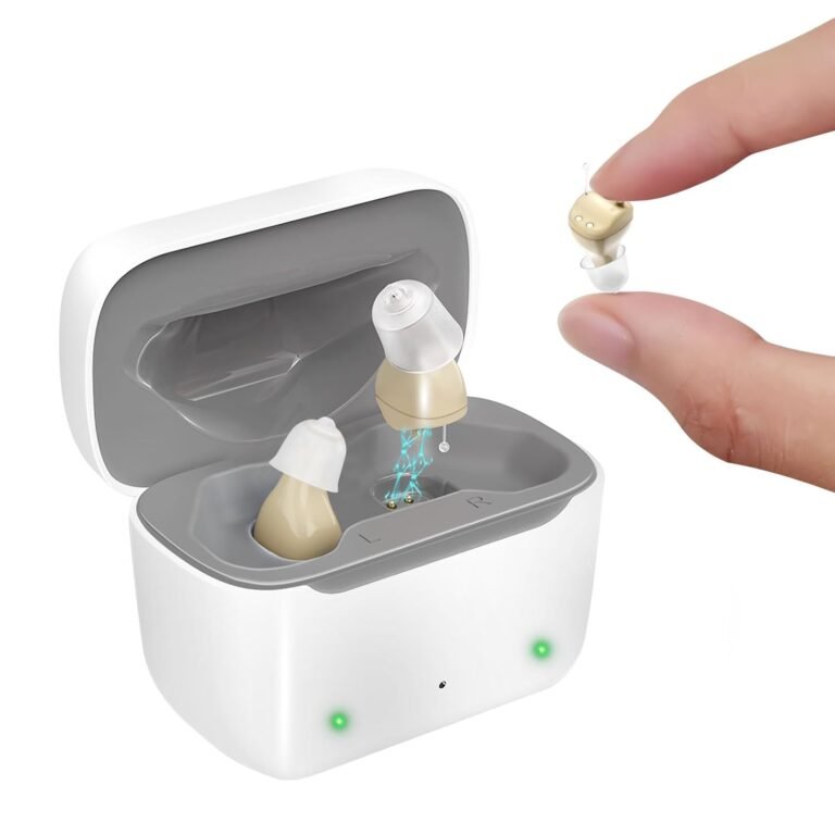 Not Amplifier True Hearing Aids for Seniors Invisible Rechar...
