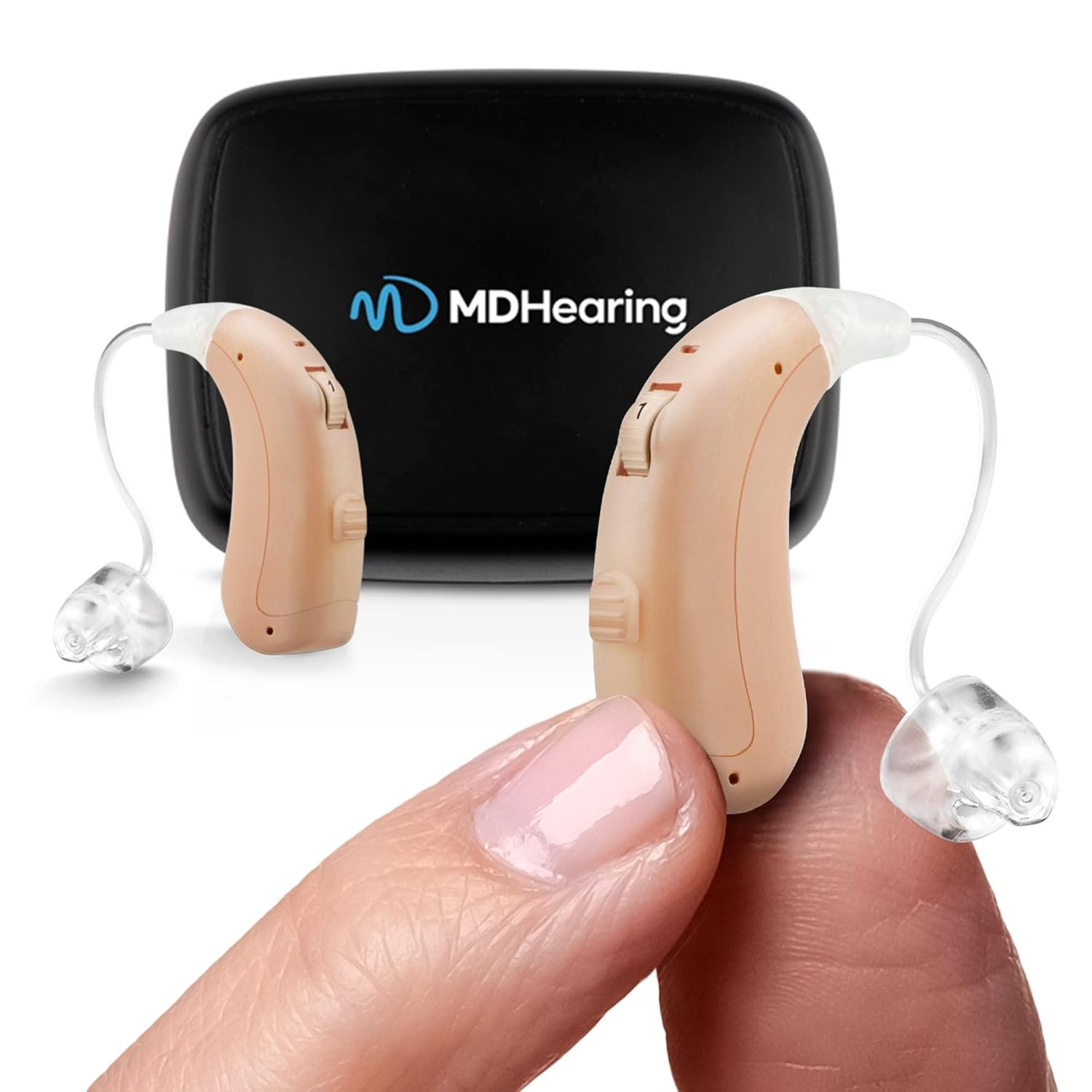 MDHearing VOLT OTC Hearing Aids for Seniors, Doctor Designed...