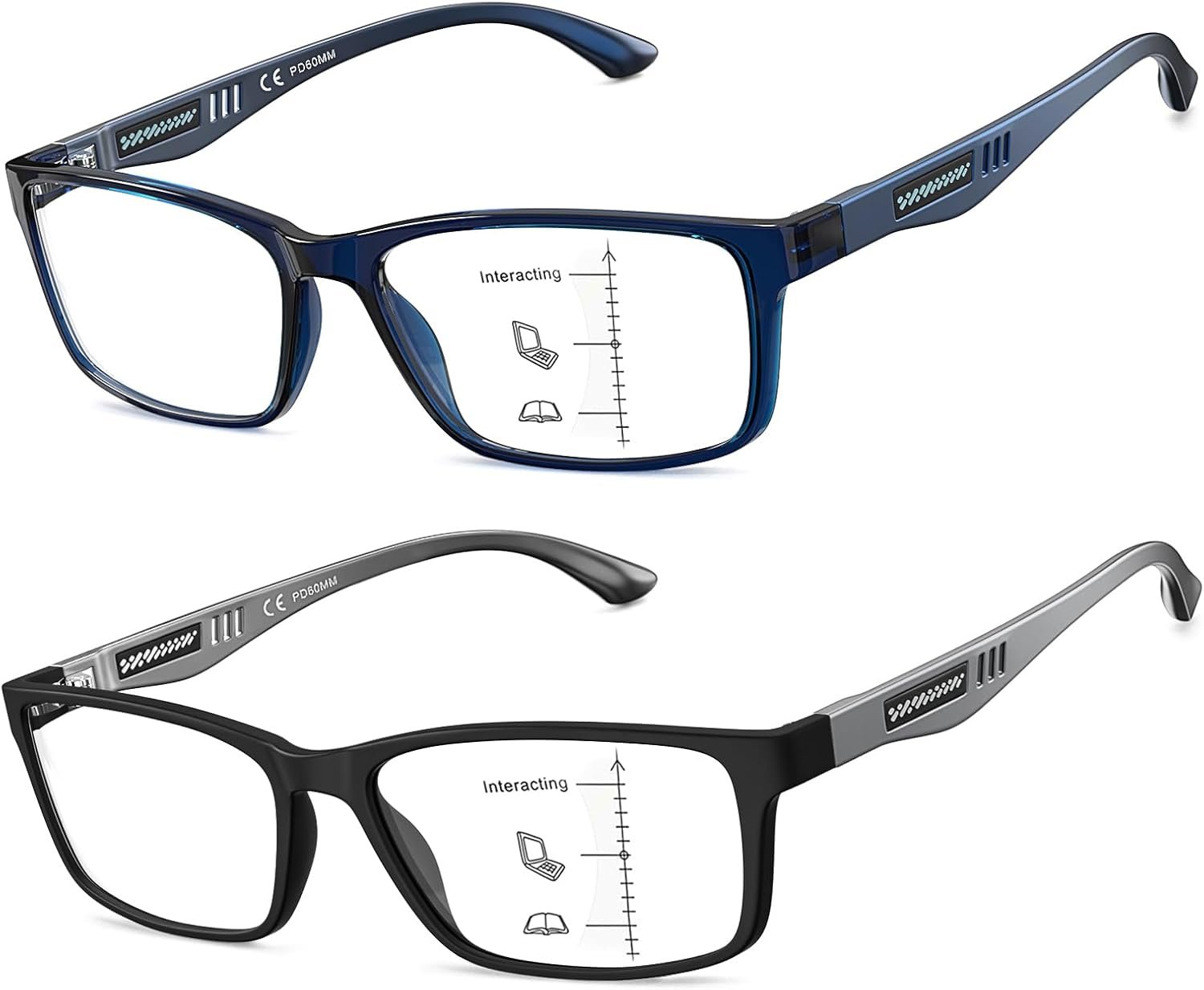 progressive reading glasses men