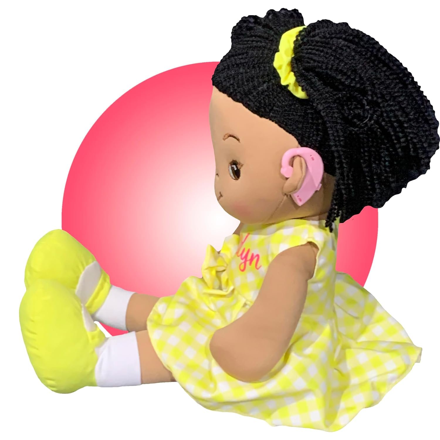 Hearing Aids For Dolls Thru Holes For Easy Sewing