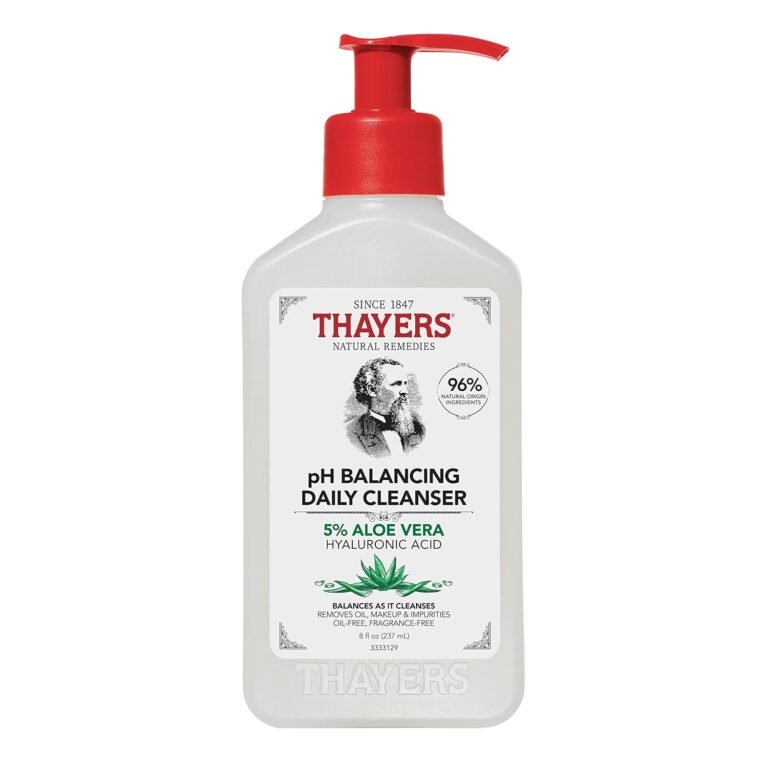 pH balanced skin cleanser
