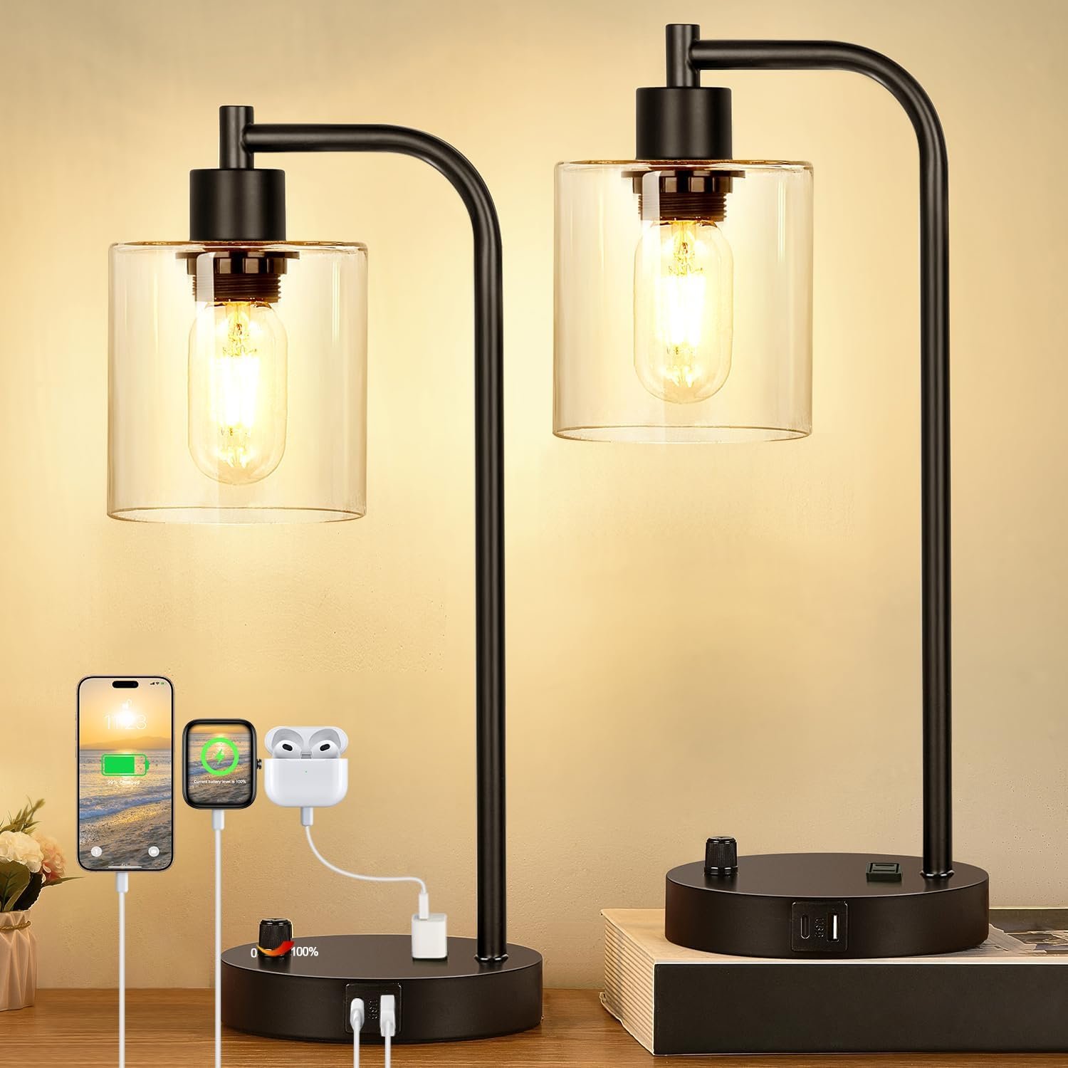 table lamps with USB ports