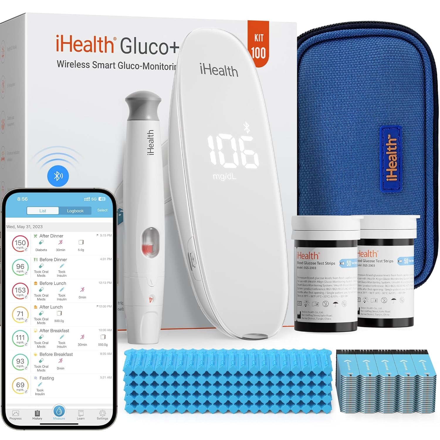 glucometers with Bluetooth