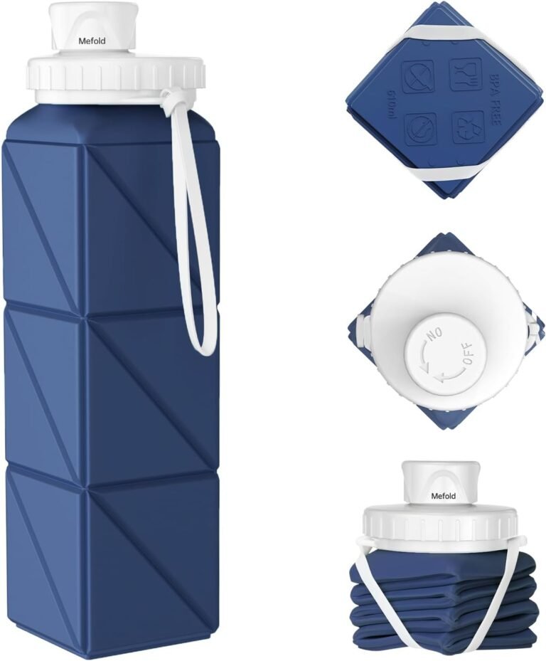 Reusable water bottle for flights