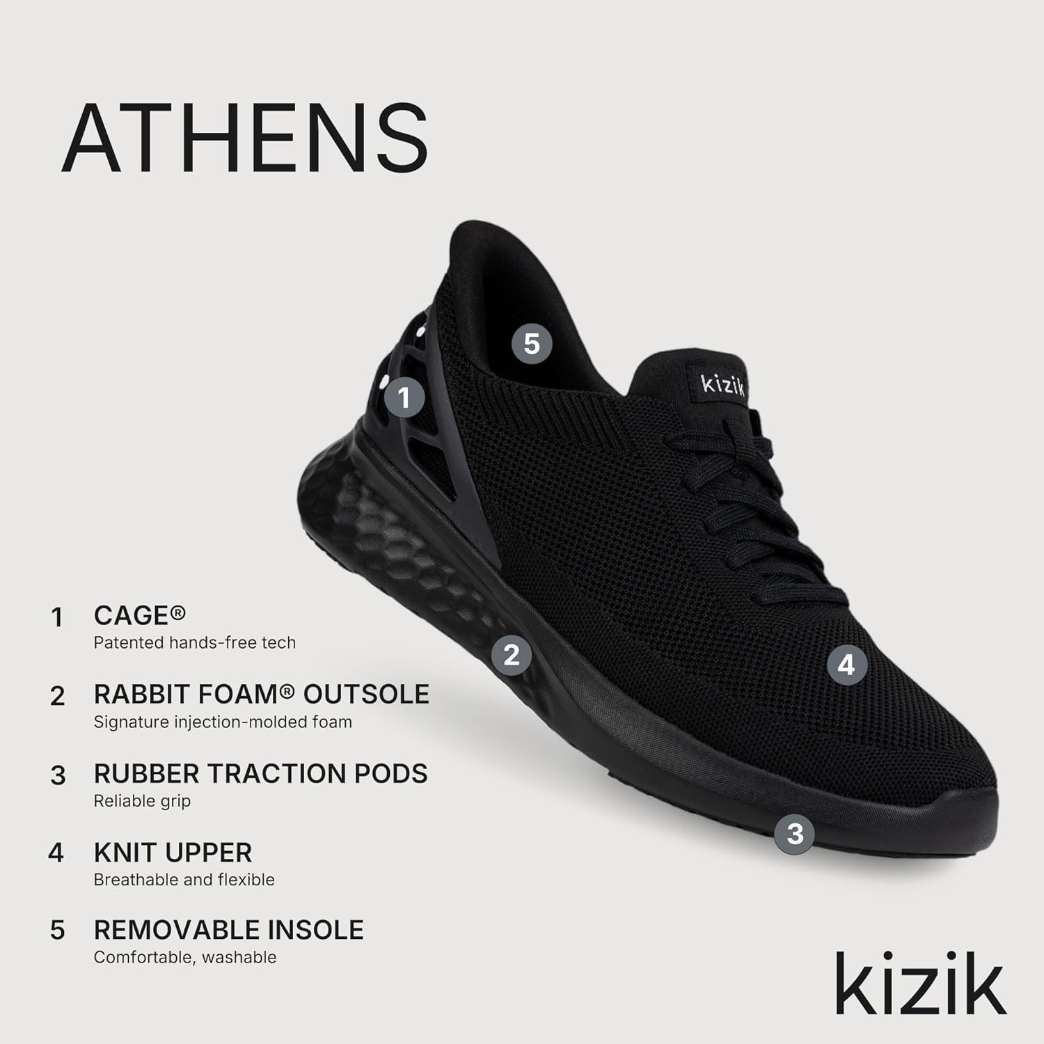 Stylish travel sneakers