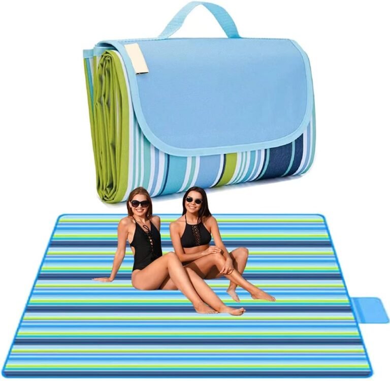 Portable beach mat