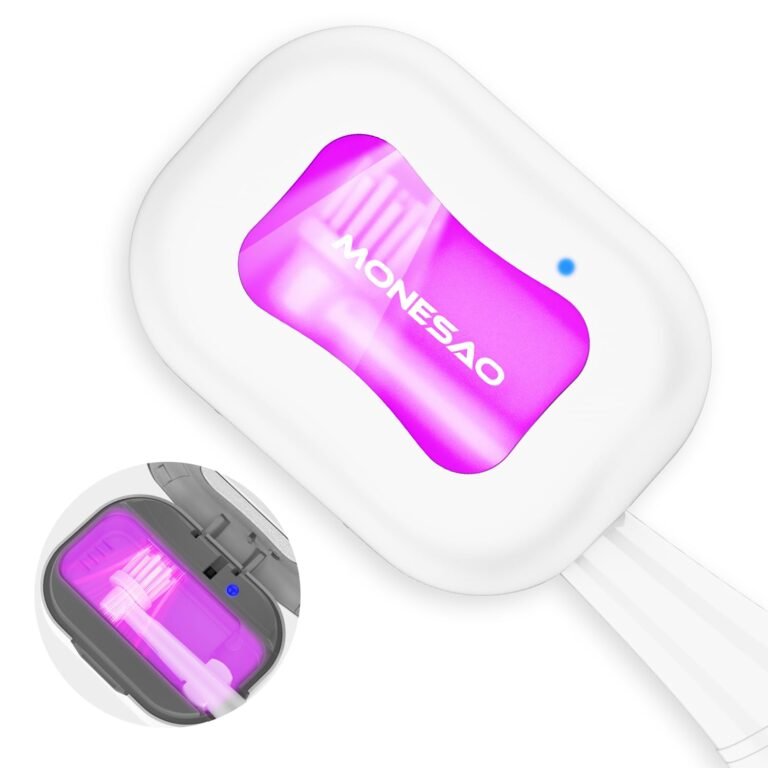 Portable toothbrush and case