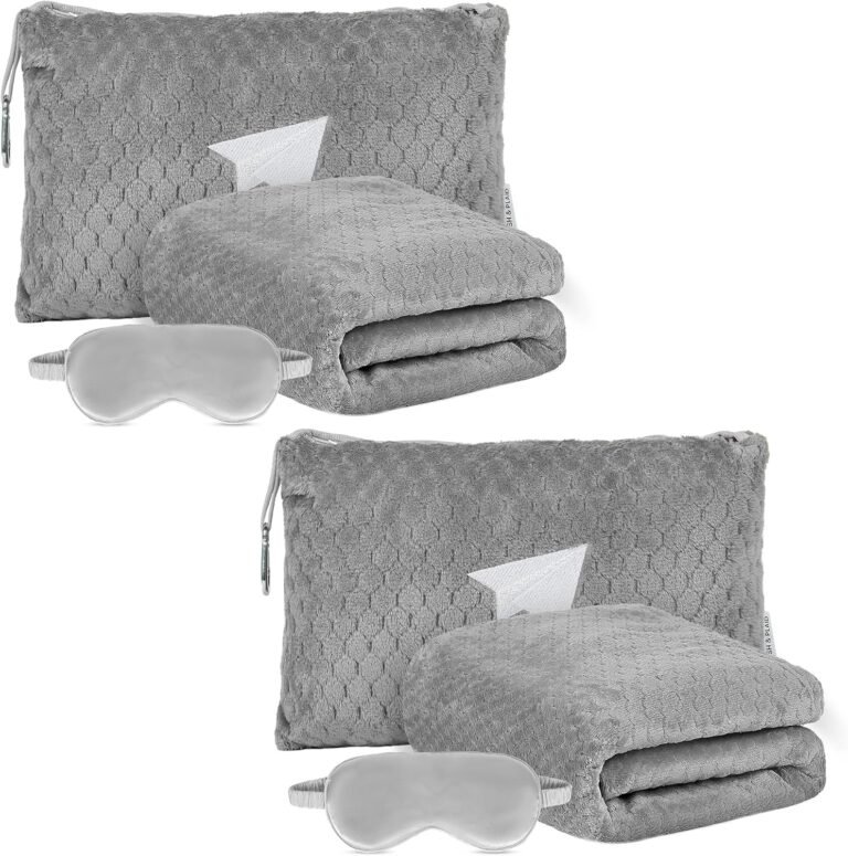 Travel blanket for airplane