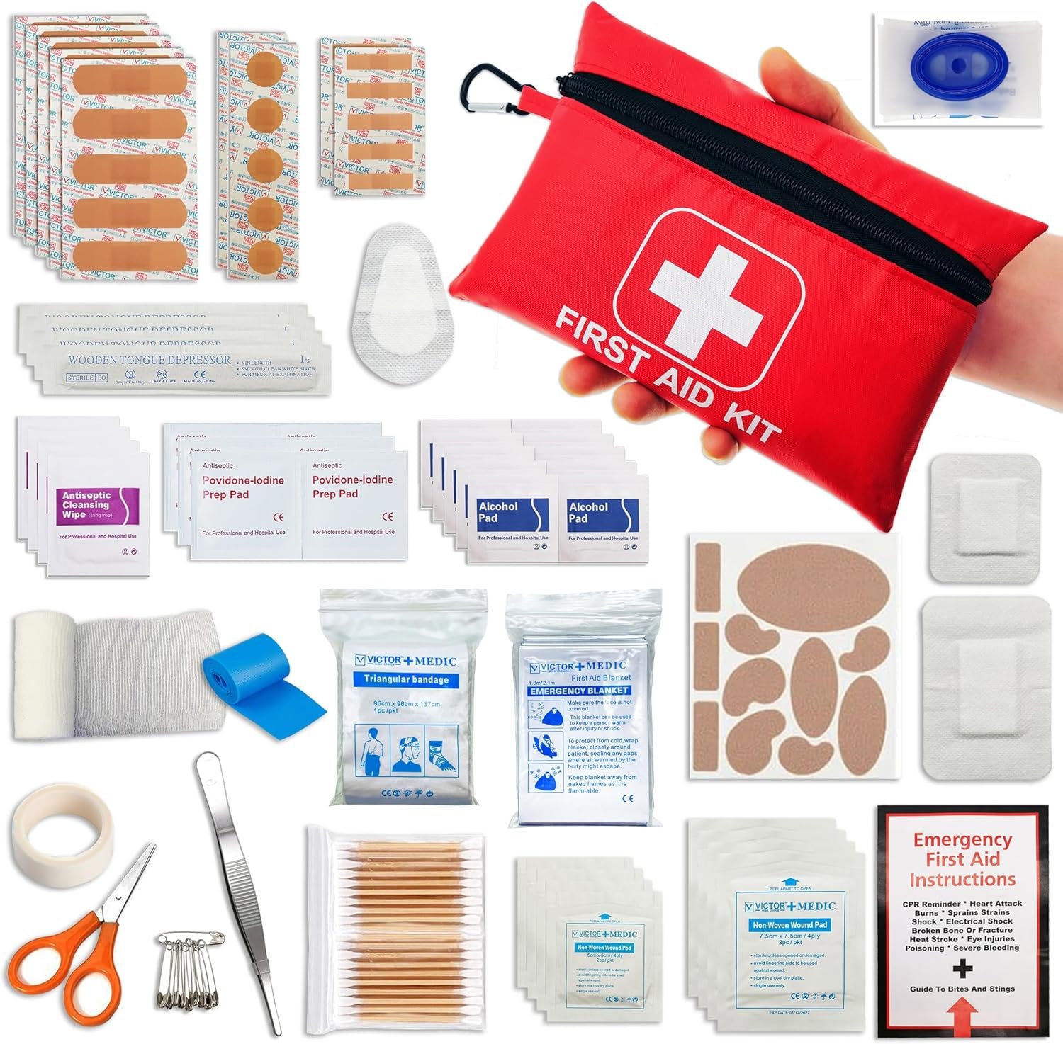 First aid kit for hotel stays
