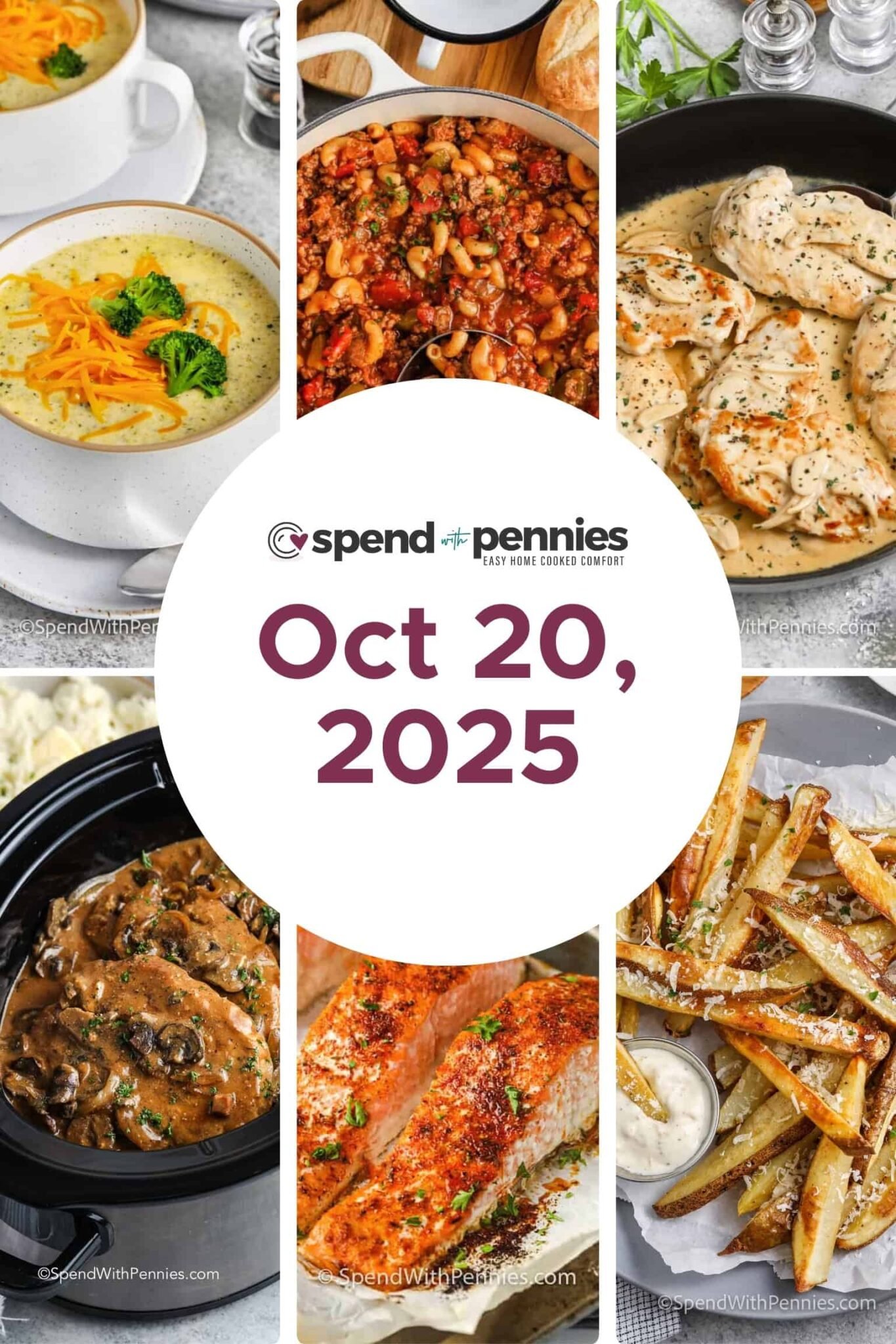Weekly Meal Plan for Oct 20, 2025 FT