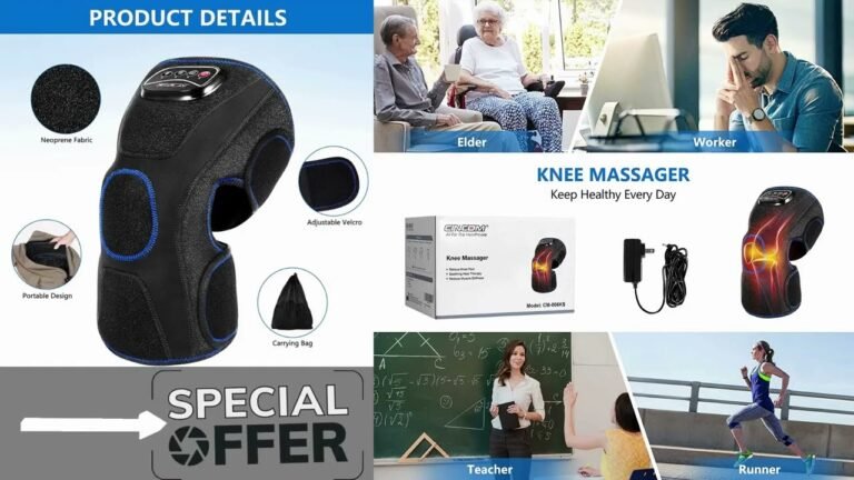 Heated knee wraps for arthritis