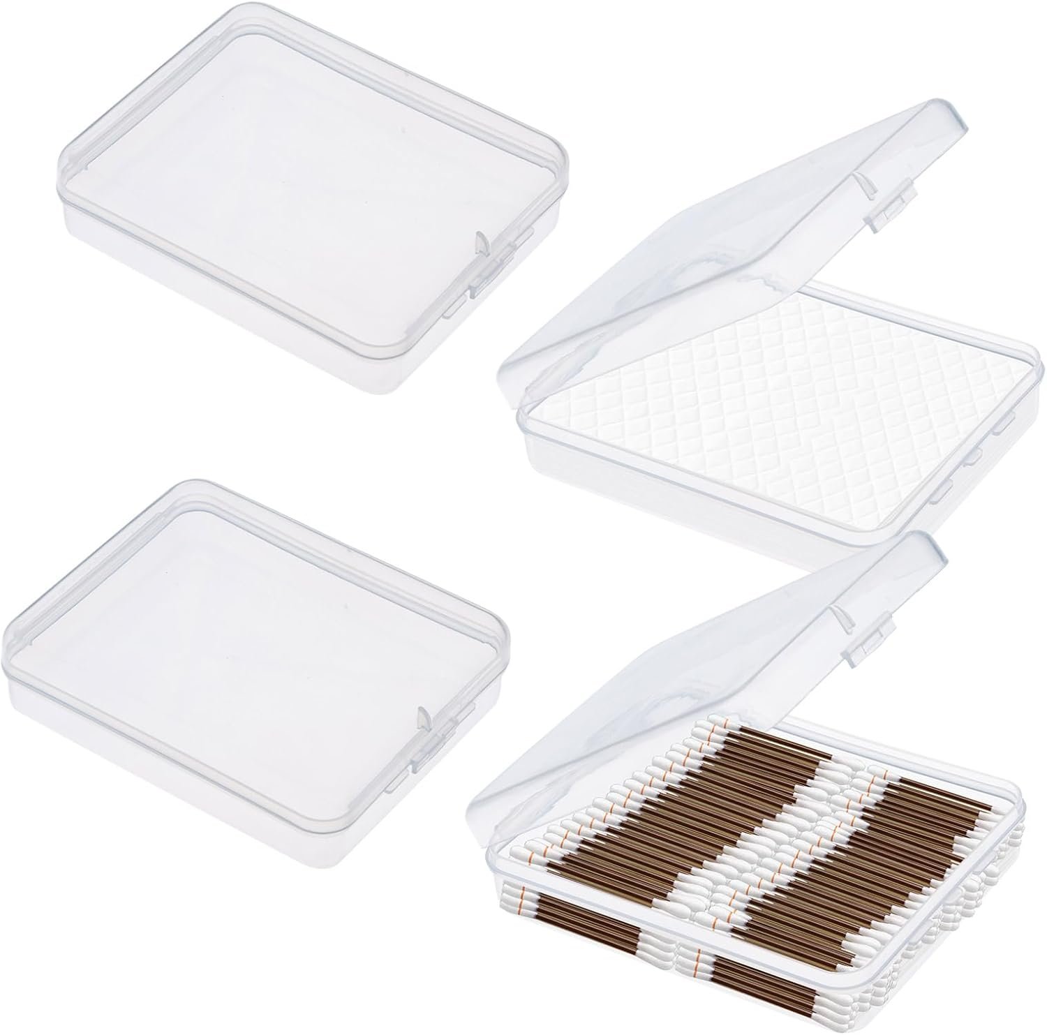 Cotton swabs and pads travel pack