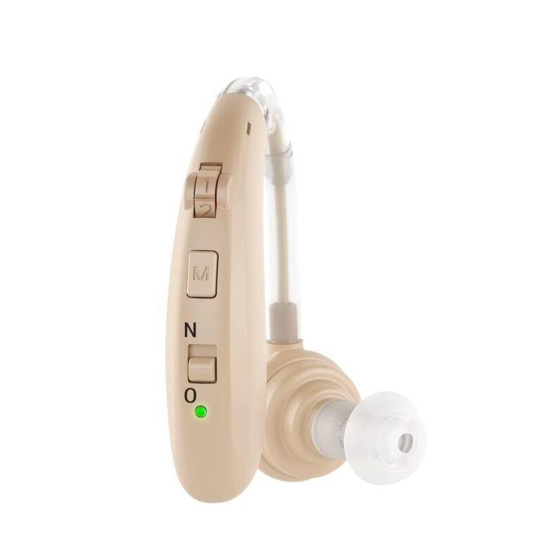 Bluetooth Rechargeable Hearing Aid for Seniors & Adults Soft...