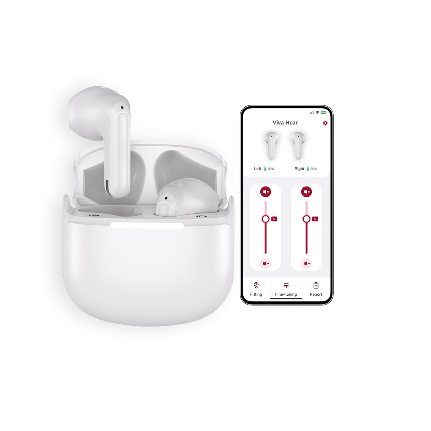 Hearing Amplifiers Viva Hear Bluetooth Headset like Recharge...