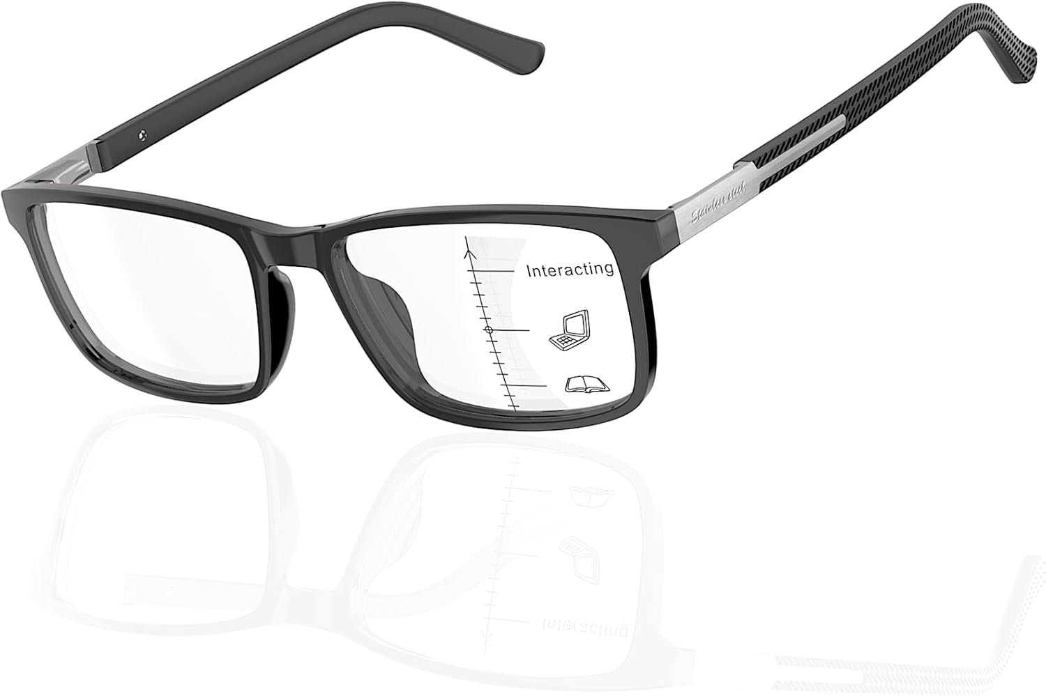 progressive reading glasses men