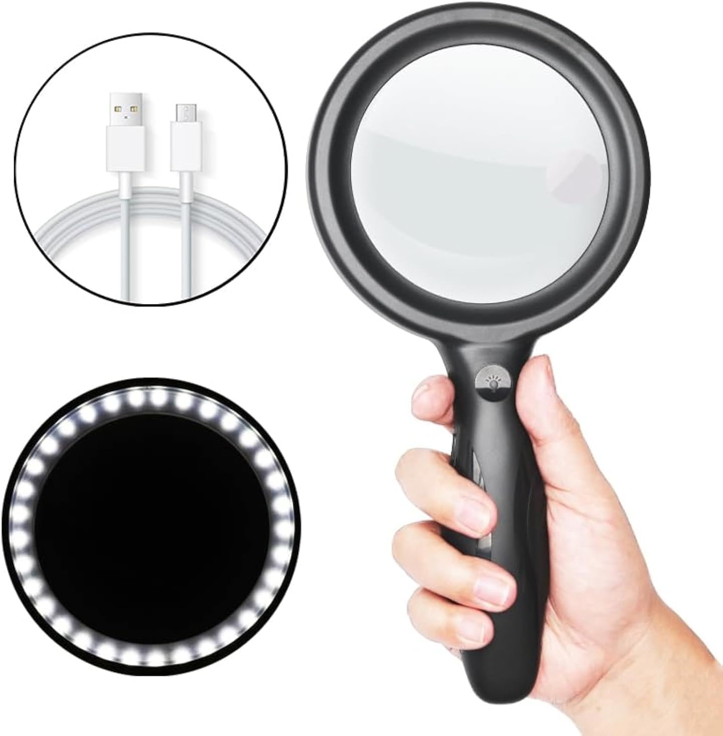 high-powered magnifiers