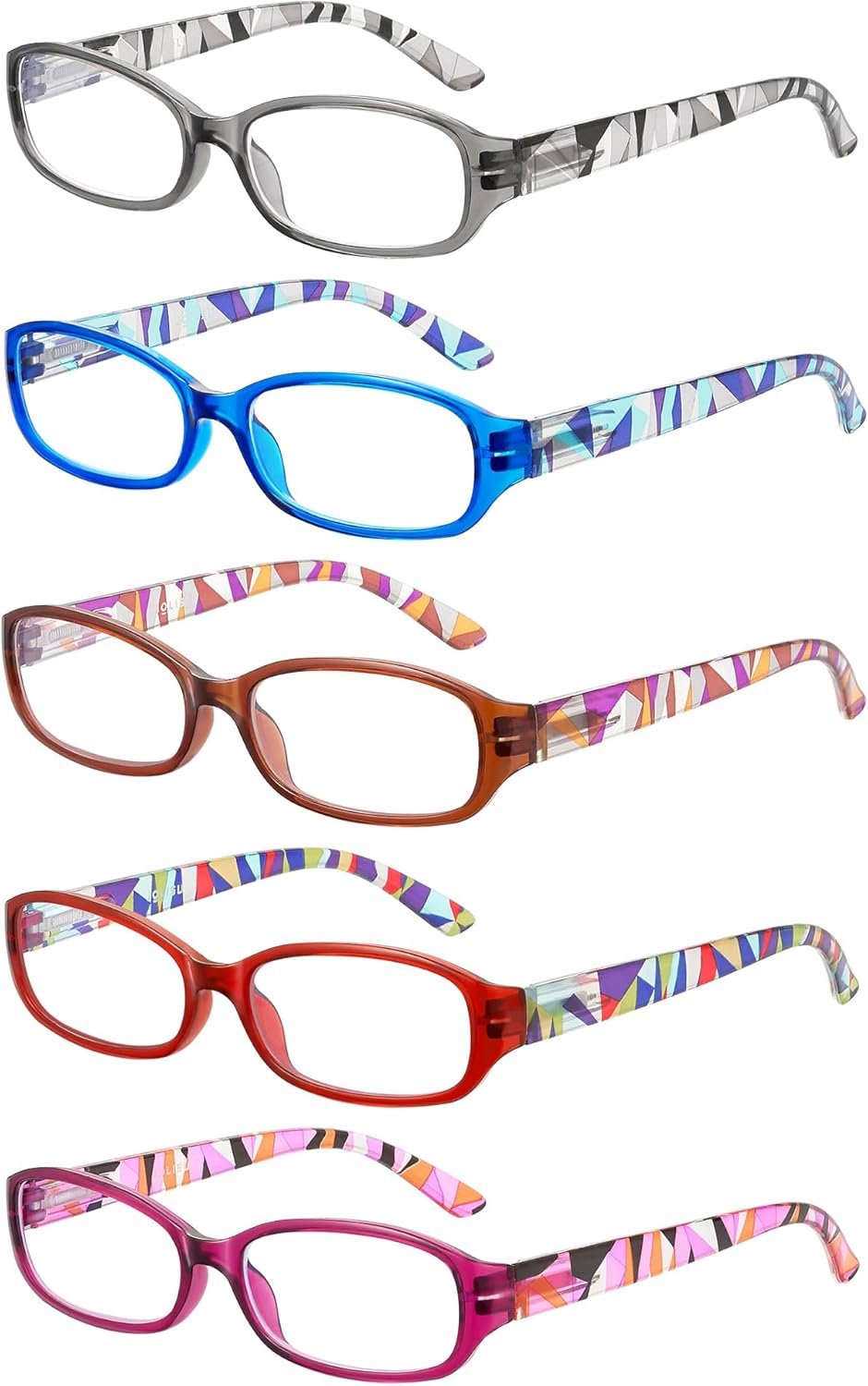 reading glasses with spring hinges