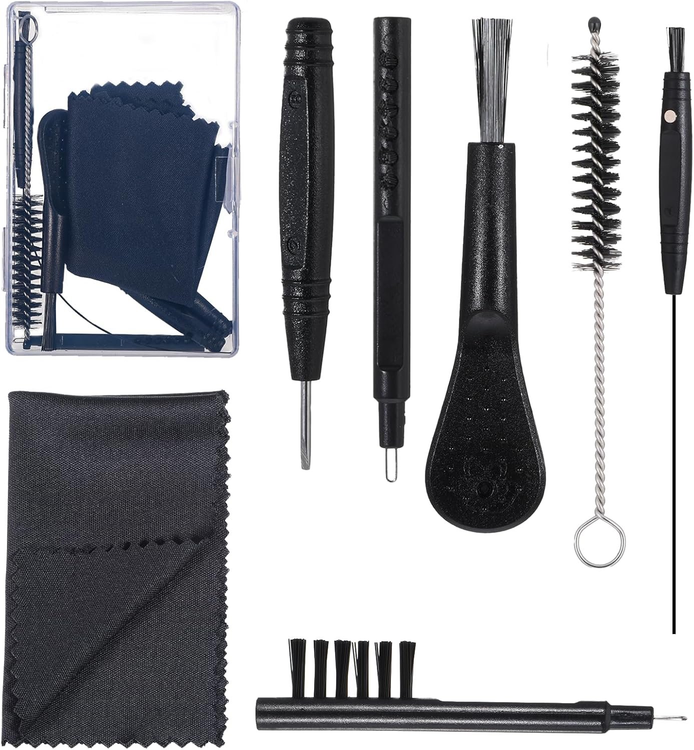 Hearing Aid Cleaning Kit, 7 Pcs Hearing Aid Cleaning Tools