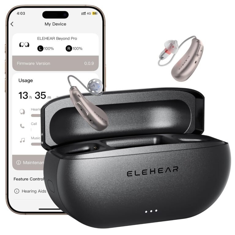 ELEHEAR Beyond Pro Hearing Aids, Bluetooth Rechargeable OTC ...