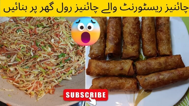 Chinese Food Spring Rolls