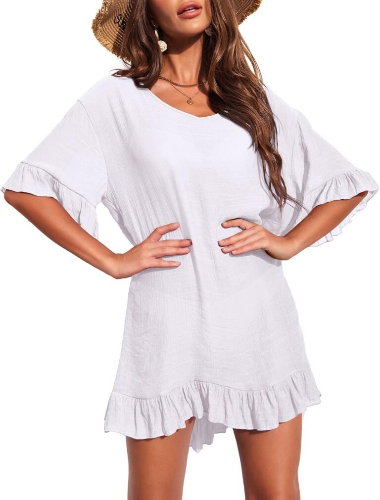 Swimwear cover-up for cruise