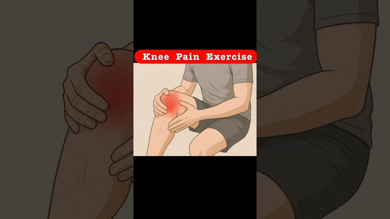 Knee pain exercises using tools