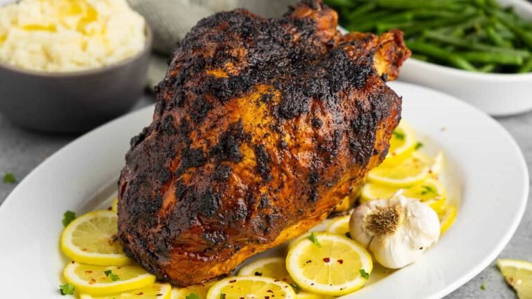 Lemon Garlic Butter Turkey Breast