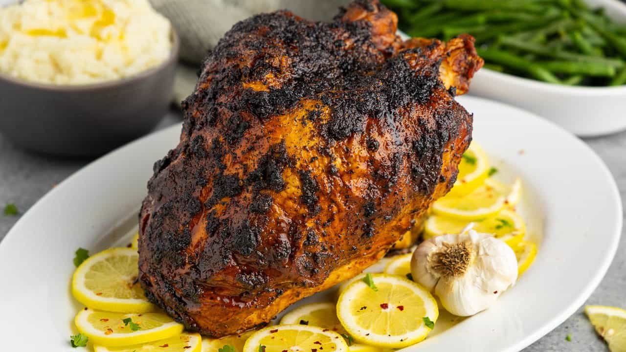 Lemon Garlic Butter Turkey Breast