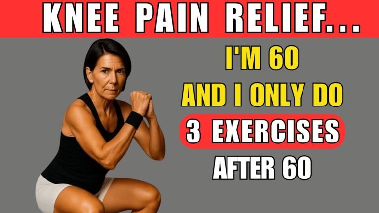 Knee pain exercises using tools