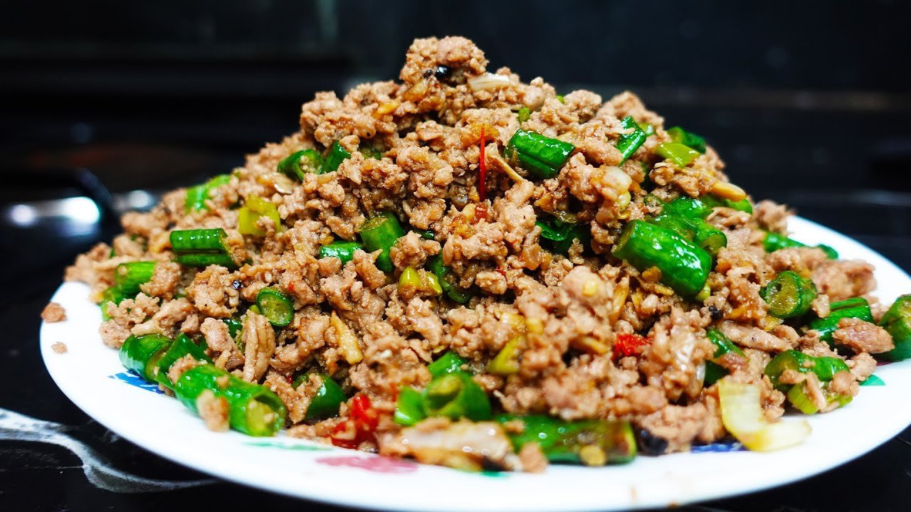 Chinese Food Stir-Fried Green Beans