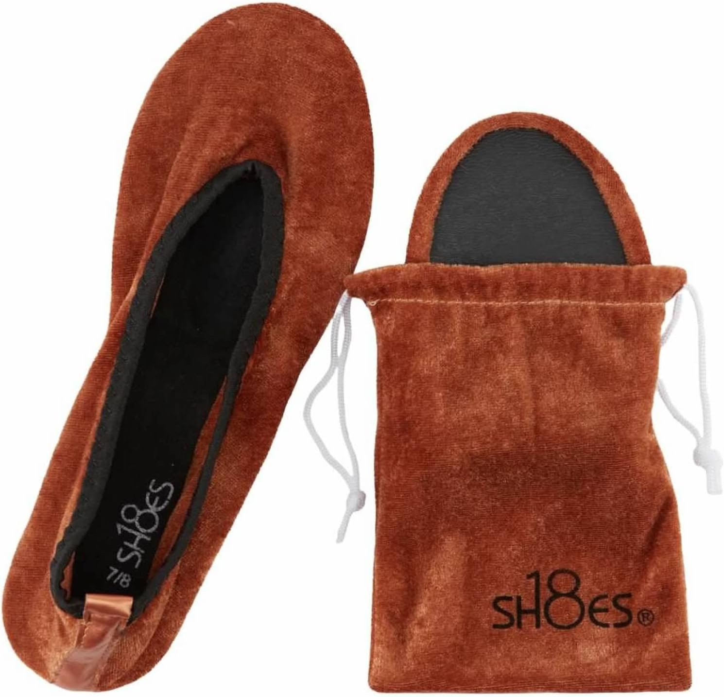 Packable travel flats