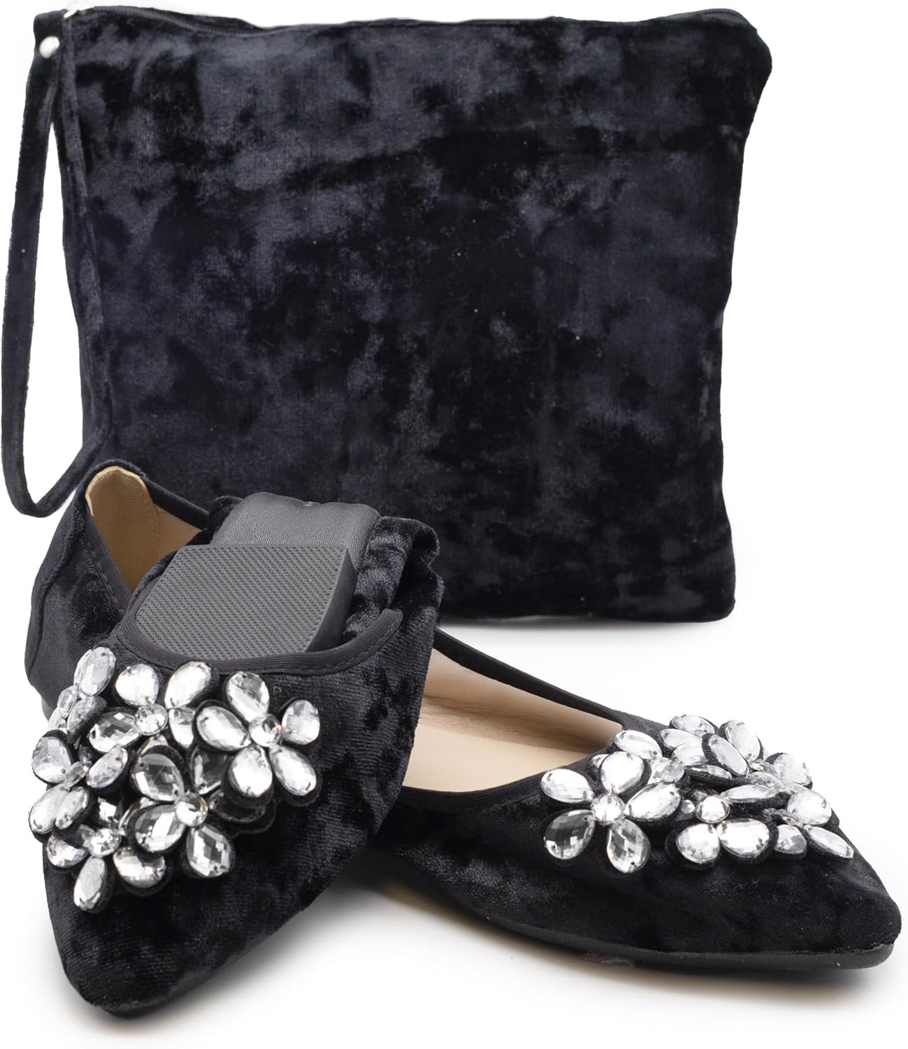 Packable travel flats