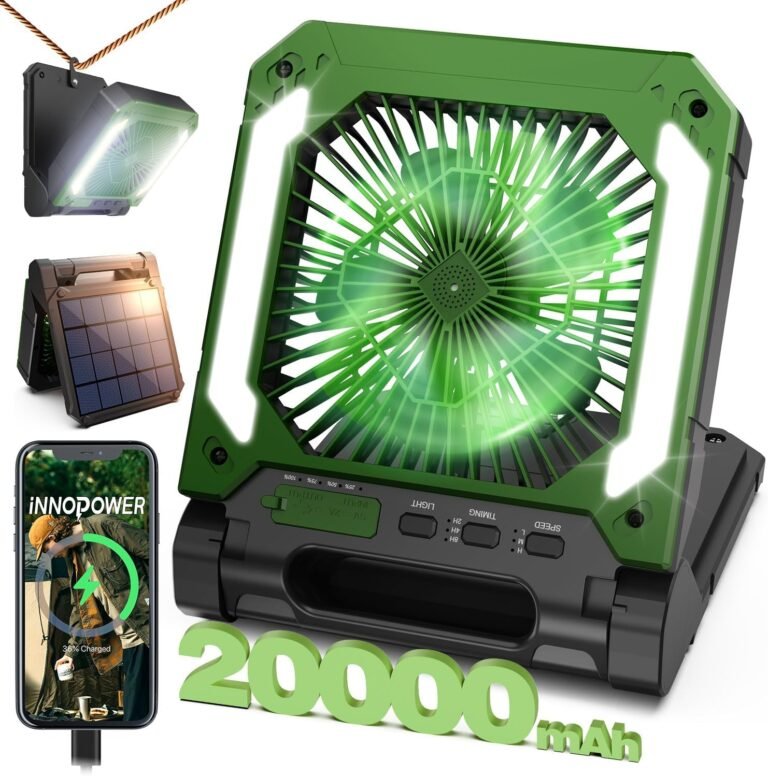 solar-powered camping gear