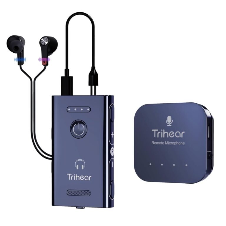 Convo Hearing Amplifier for Seniors with Remote Microphone a...