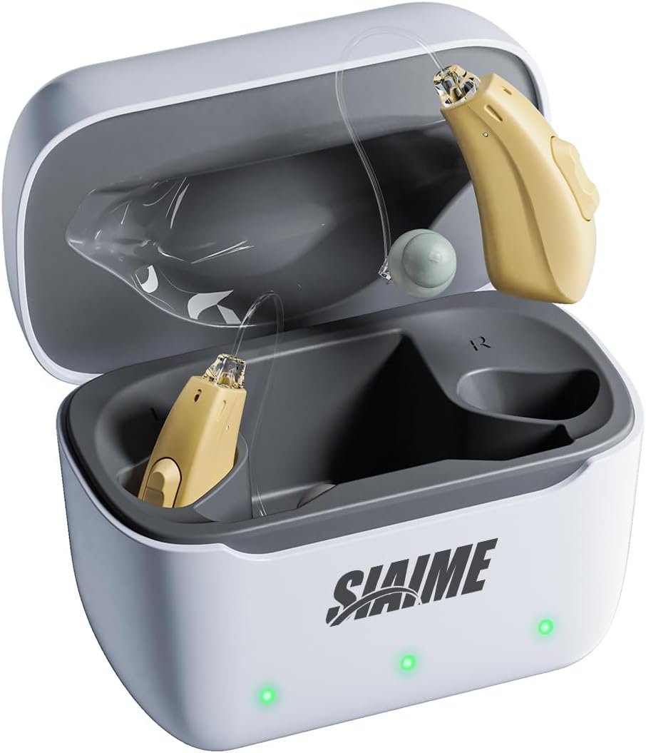 Hearing Aids for Seniors&Adults SIAIME OTC Rechargeable Digi...