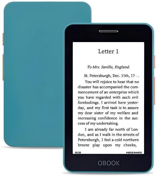 e-reader with backlight