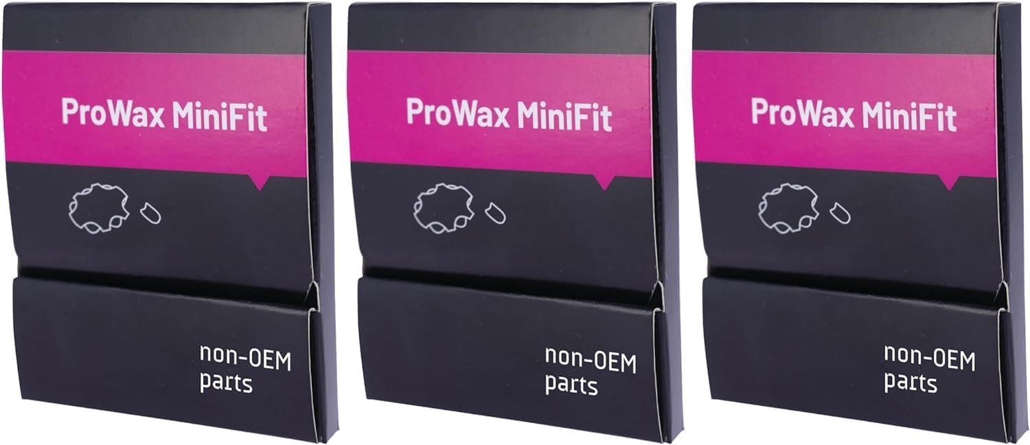 (3 Packs) Genuine Oticon ProWax MiniFit Replacement Wax Filt...