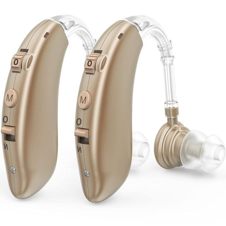 F&Kcoptee Hearing Aids for Seniors Rechargeable with Noise C...