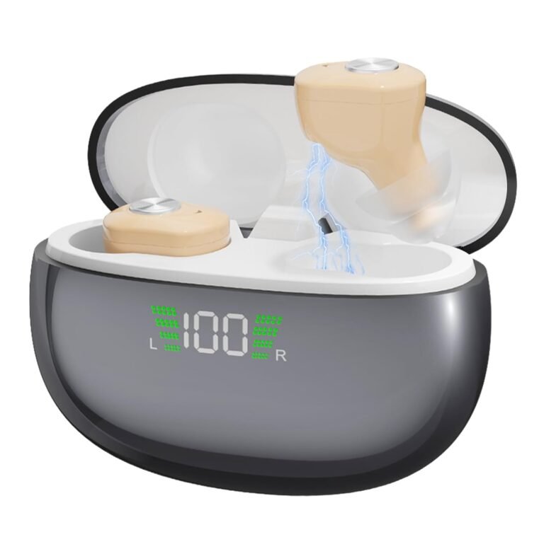 Scian Rechargeable Hearing Aids for Seniors AI Noise Cance...