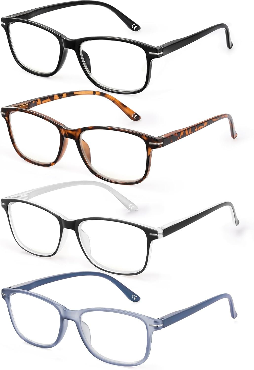 senior reading glasses with spring hinges