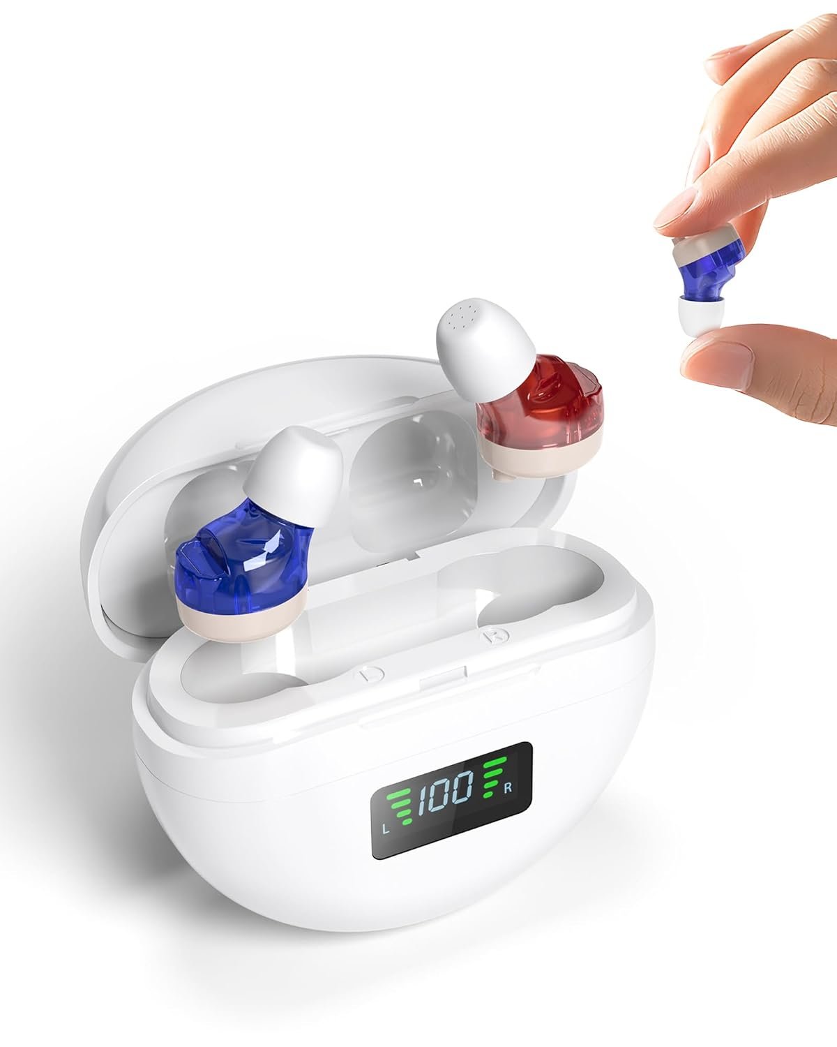 Hearing Aids (Not Amplifier) with Audio Tracker, Rechargeabl...