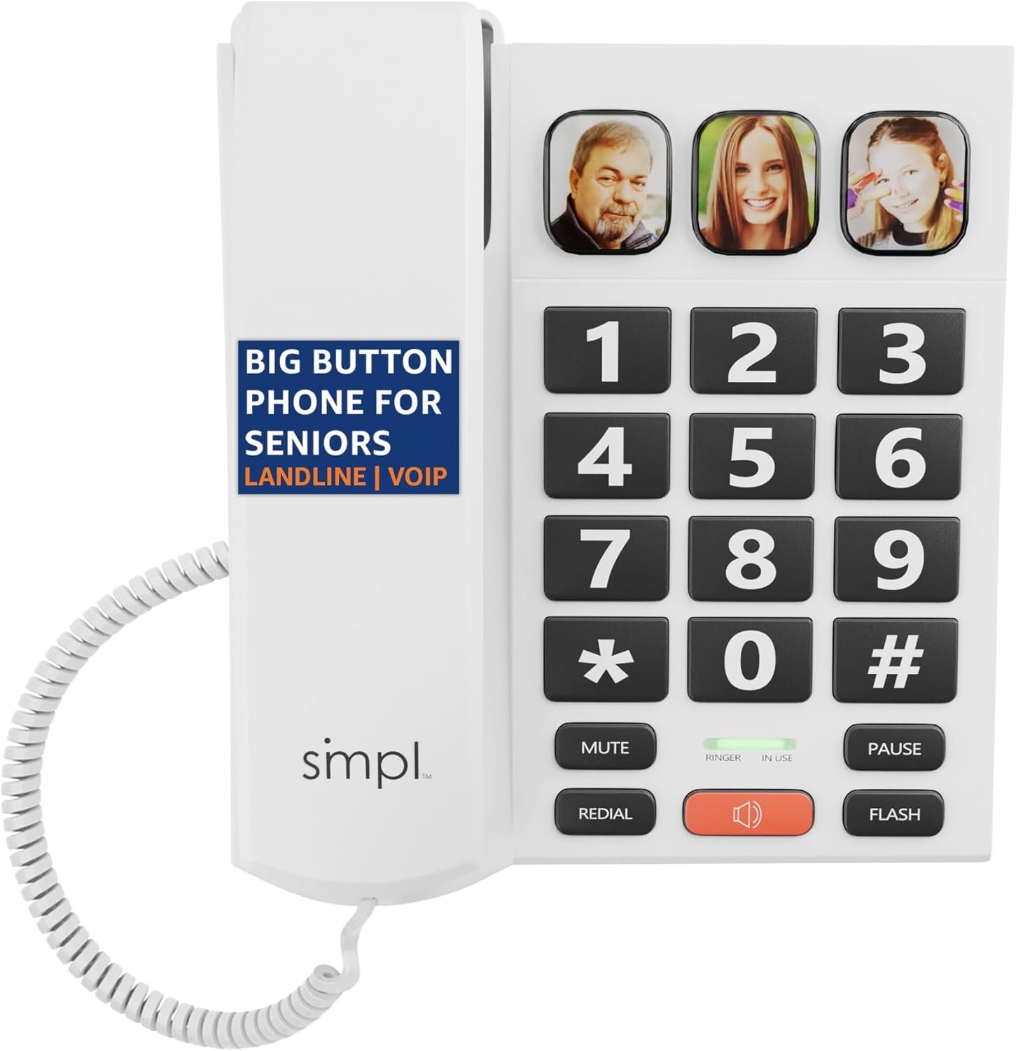 big button amplified phones