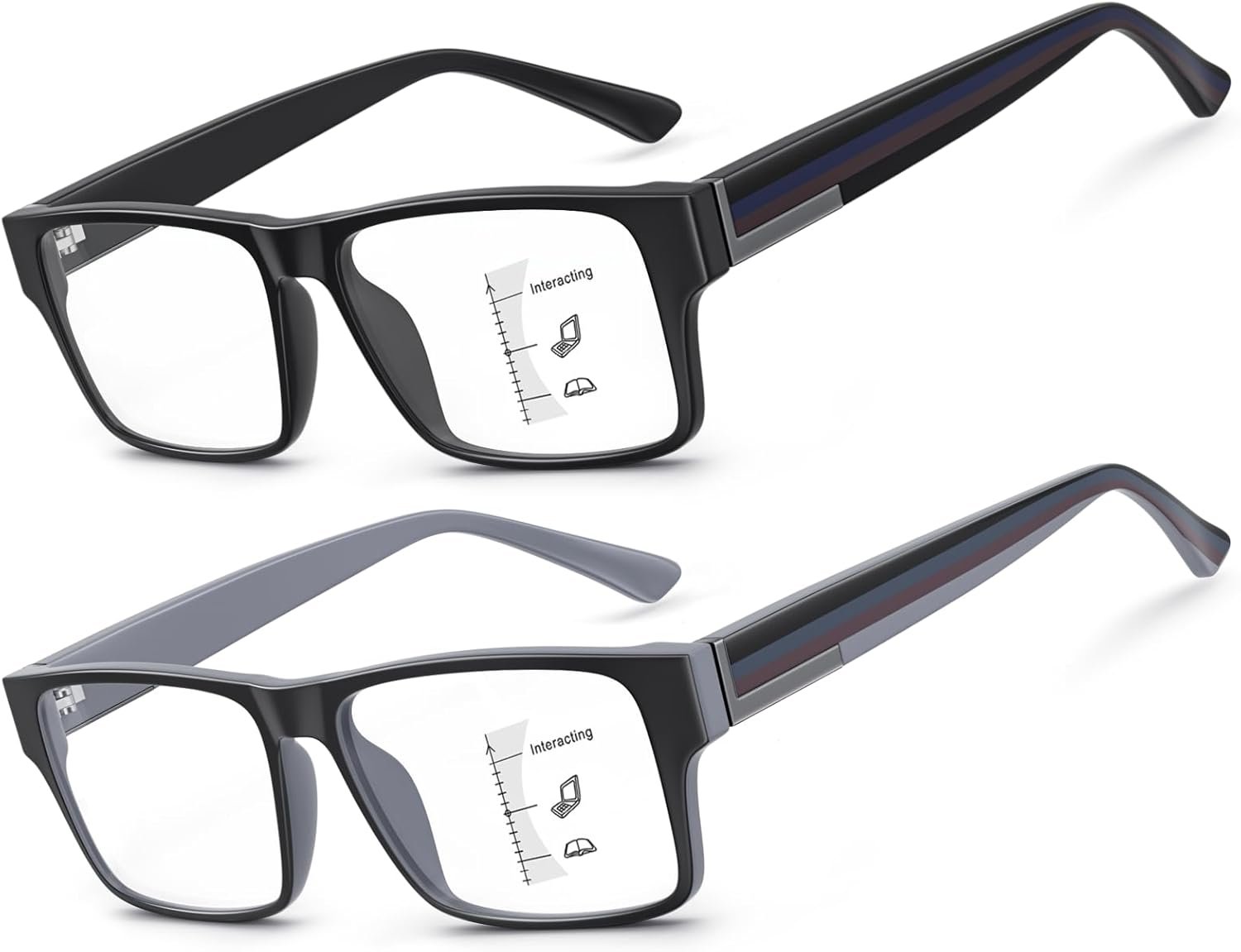 progressive reading glasses men