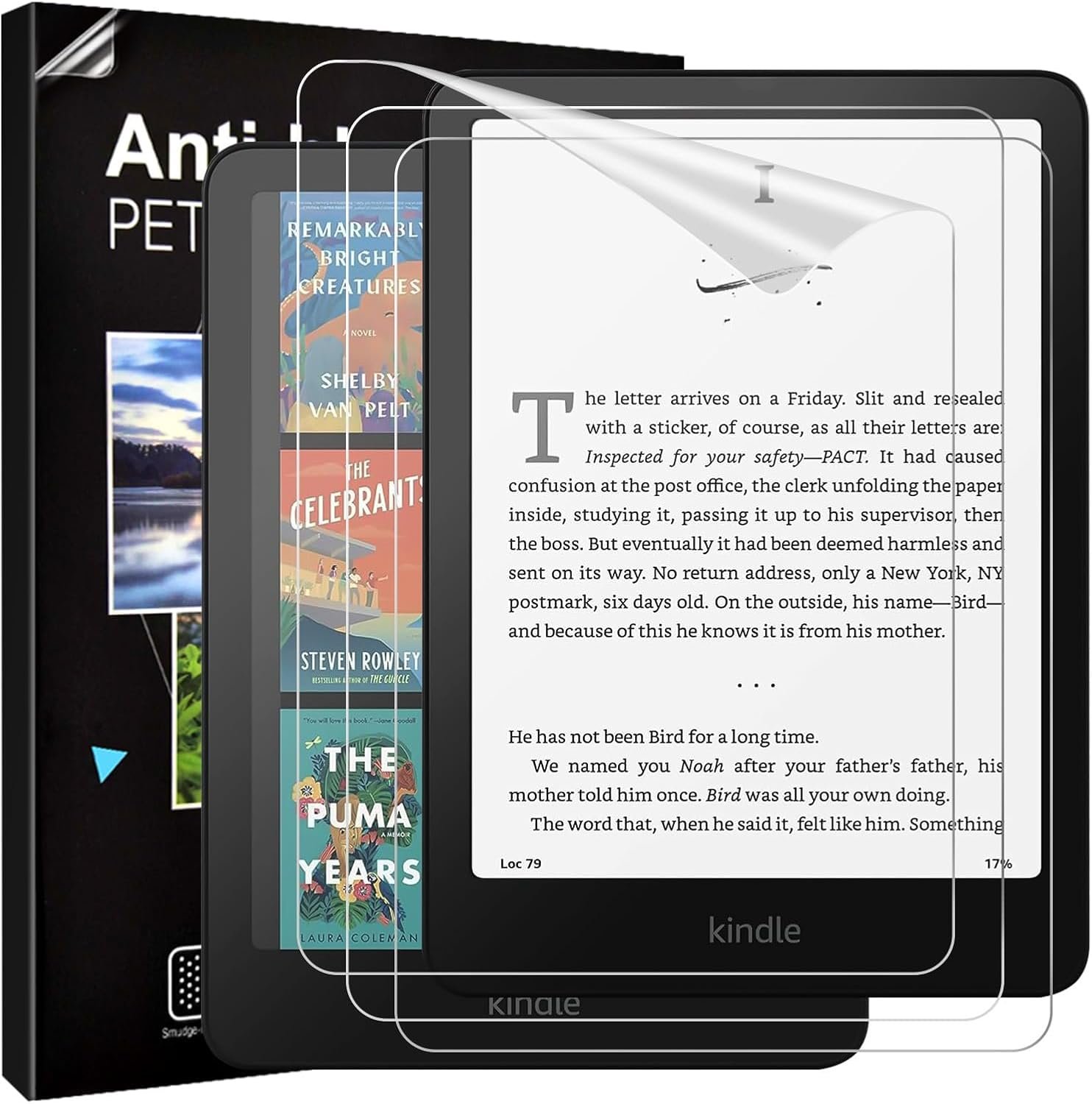 Kindle screen protector