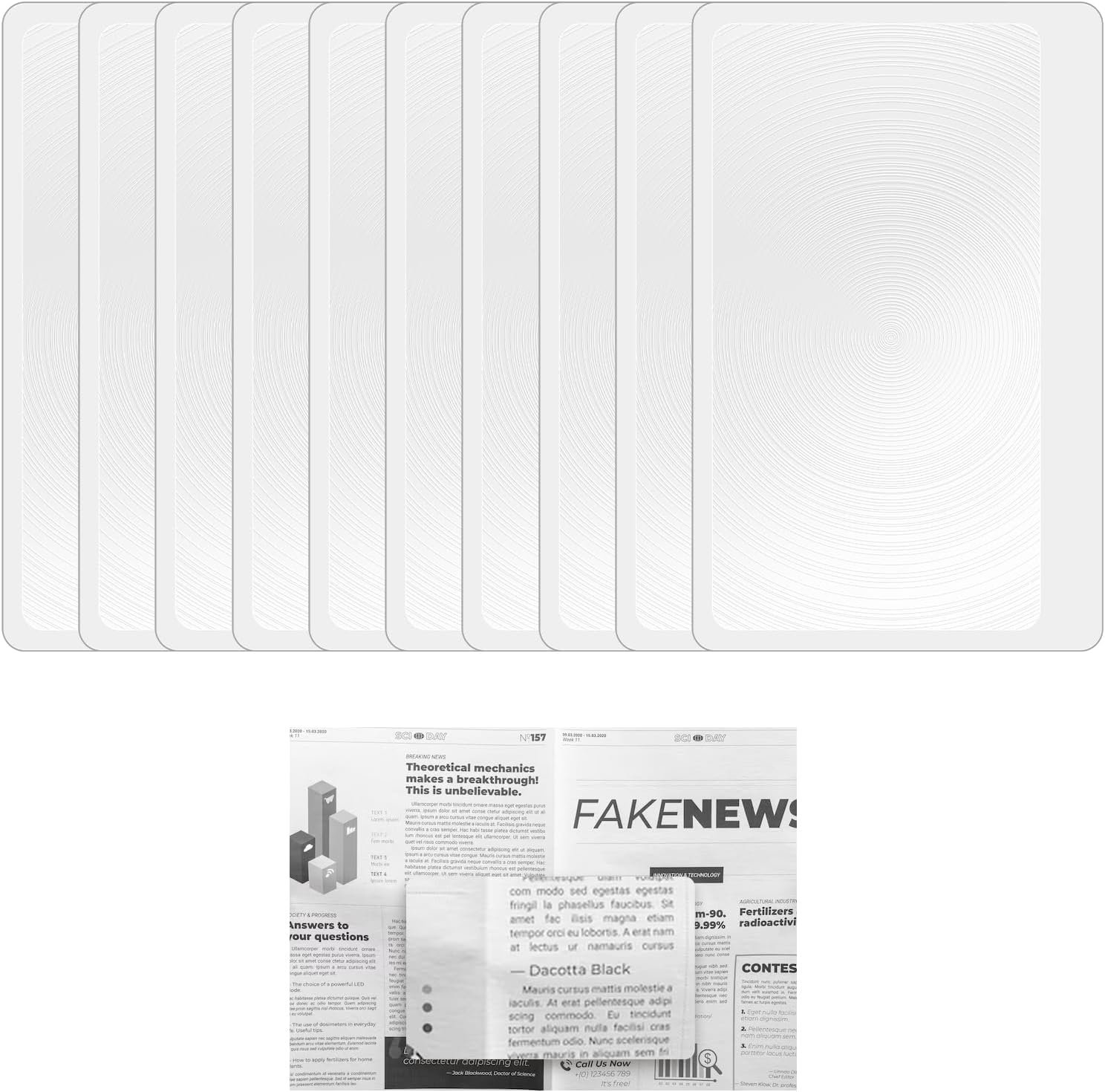 pocket-sized magnifiers