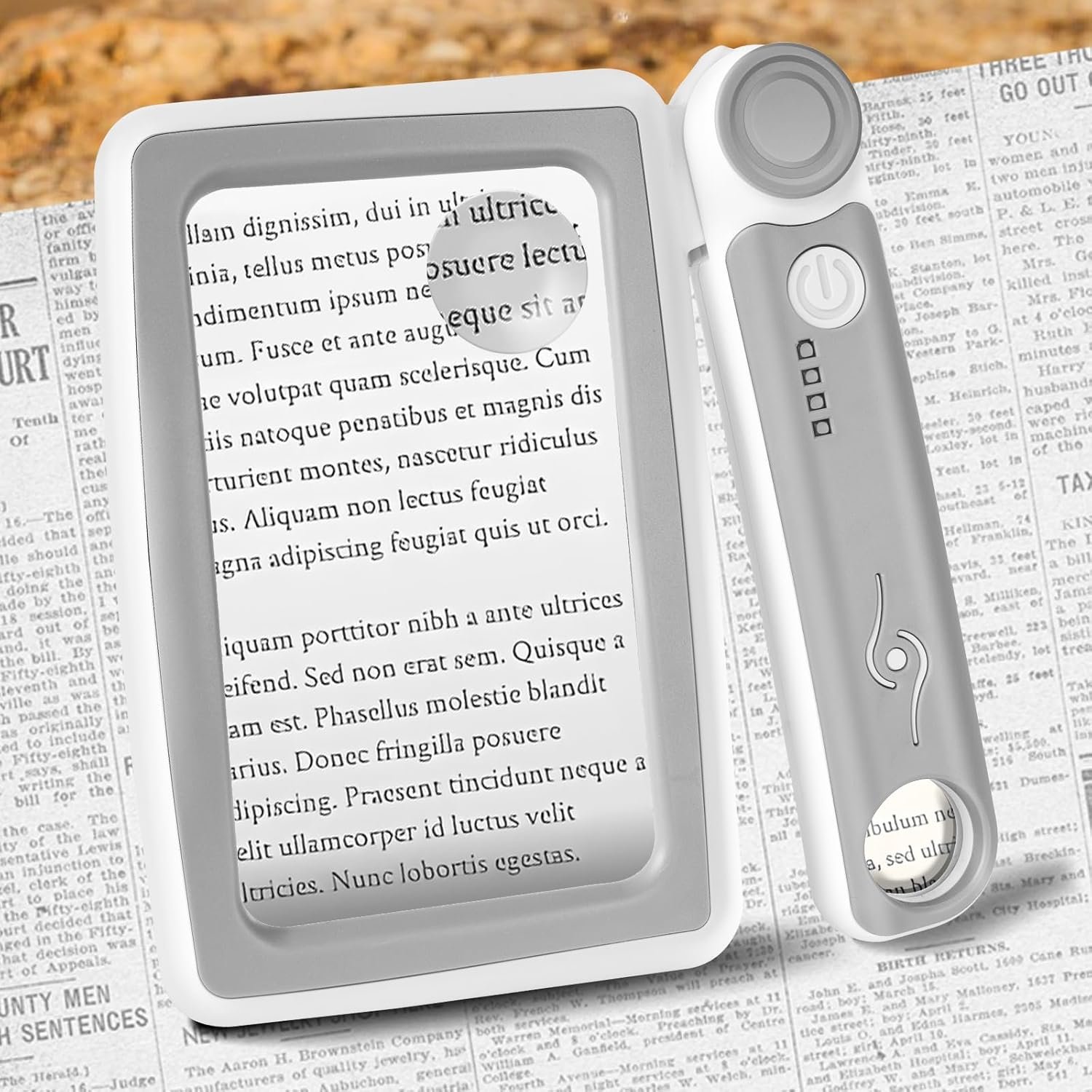 handheld LED magnifier