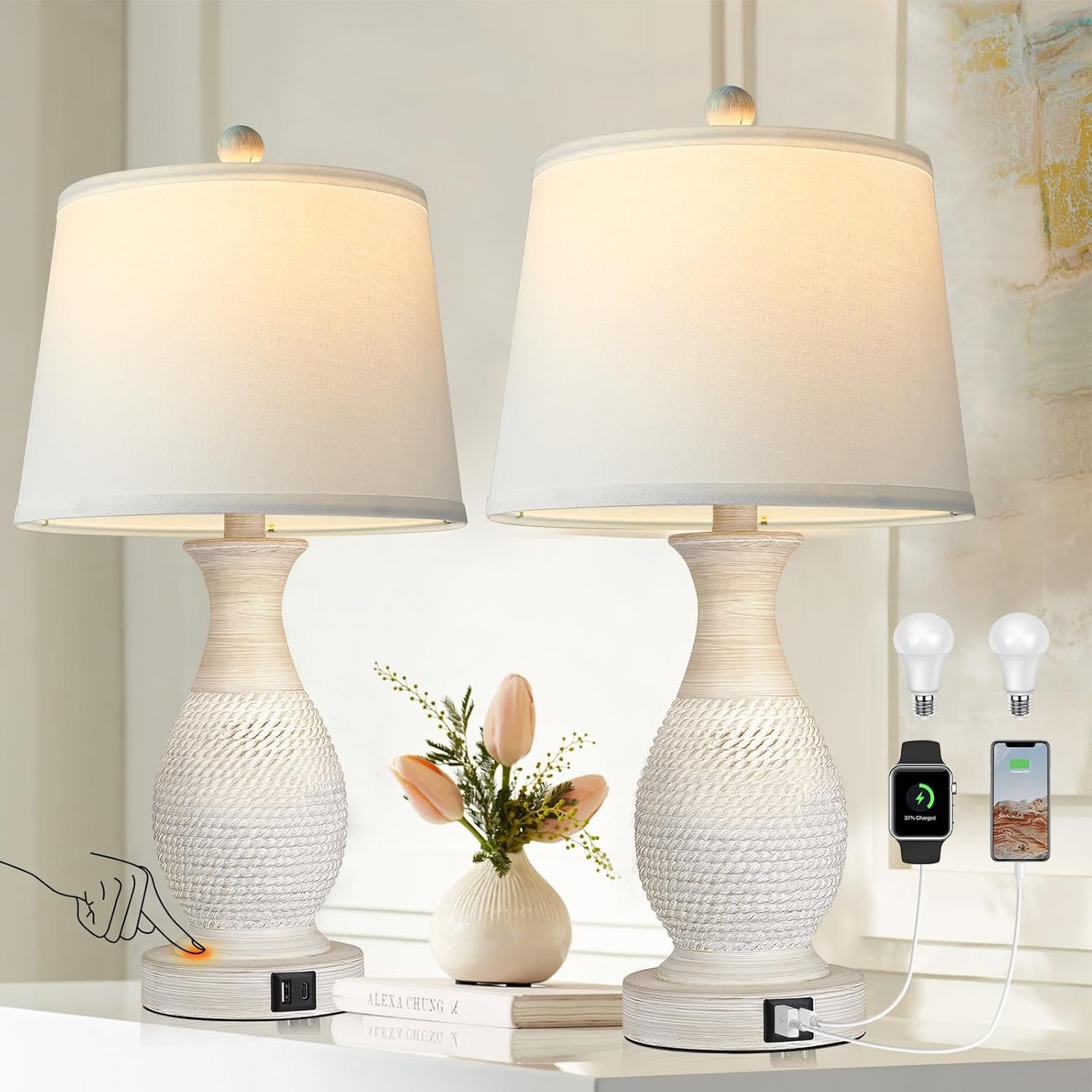 table lamps with USB ports