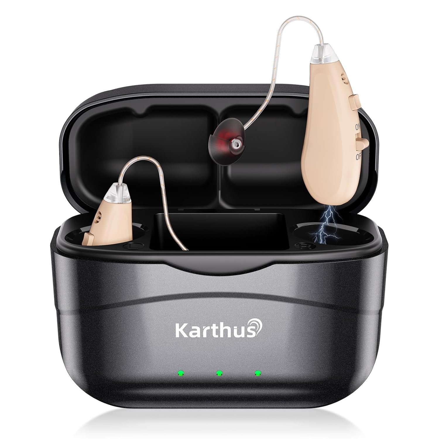 Karthus OTC Hearing Aids for Seniors with Hearing Loss, Rech...