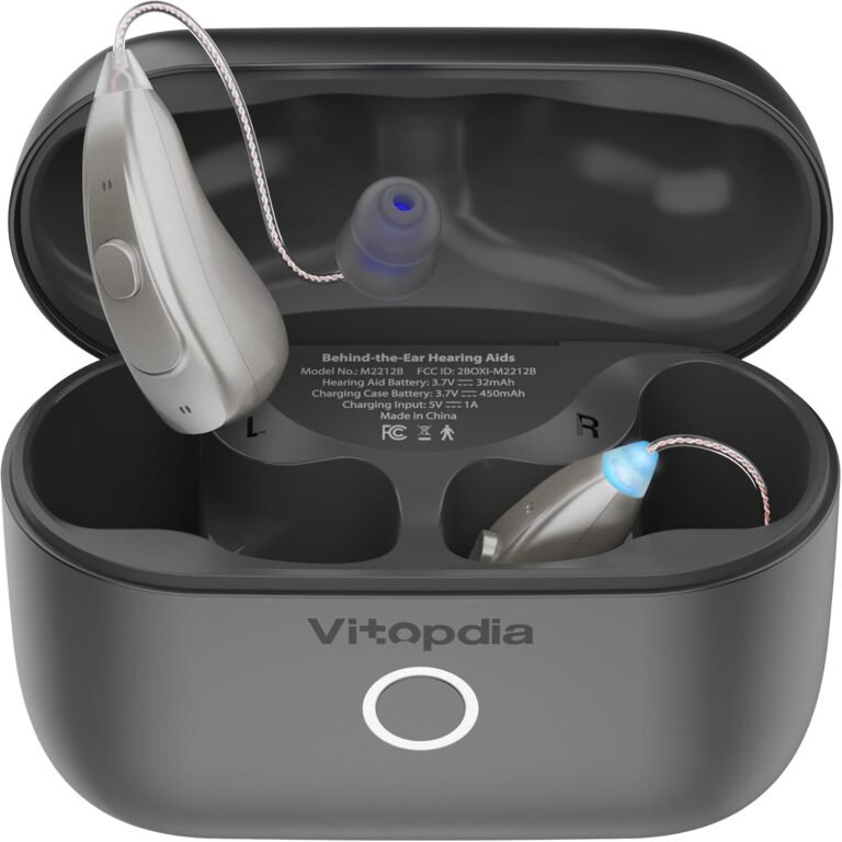 3 in 1 Rechargeable Bluetooth OTC Hearing Aids for Adults Se...